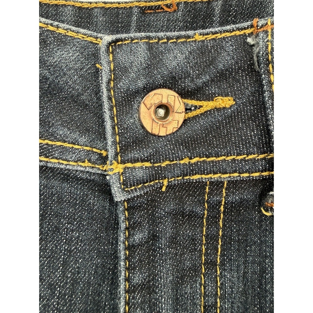Mix It Women's Dark WashJeans Stretch Mid Rise Size 6 Petite - Picture 2 of 9